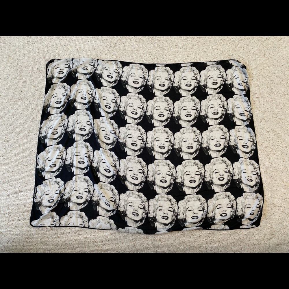 Marilyn Monroe sheer scarf